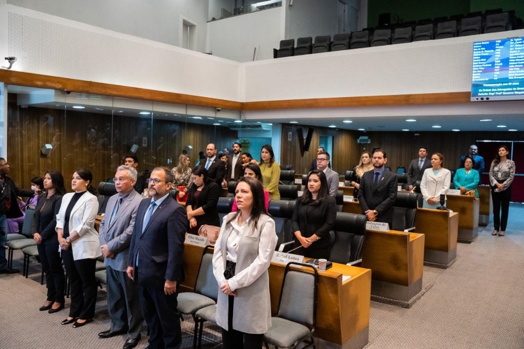 Sessão solene em homenagem à OAB, realizada na Assembleia Legislativa do Maranhão 