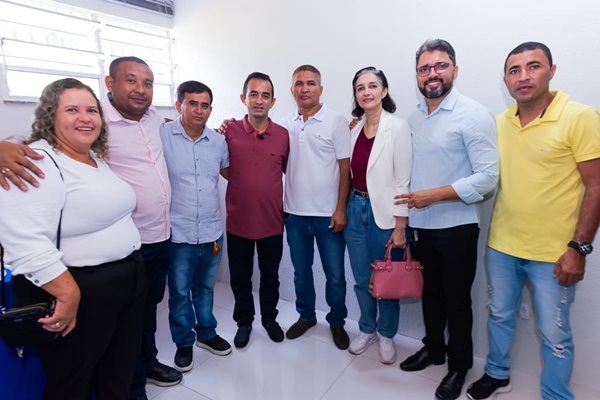 Lideranças de Chapadinha estiveram presentes à inauguração