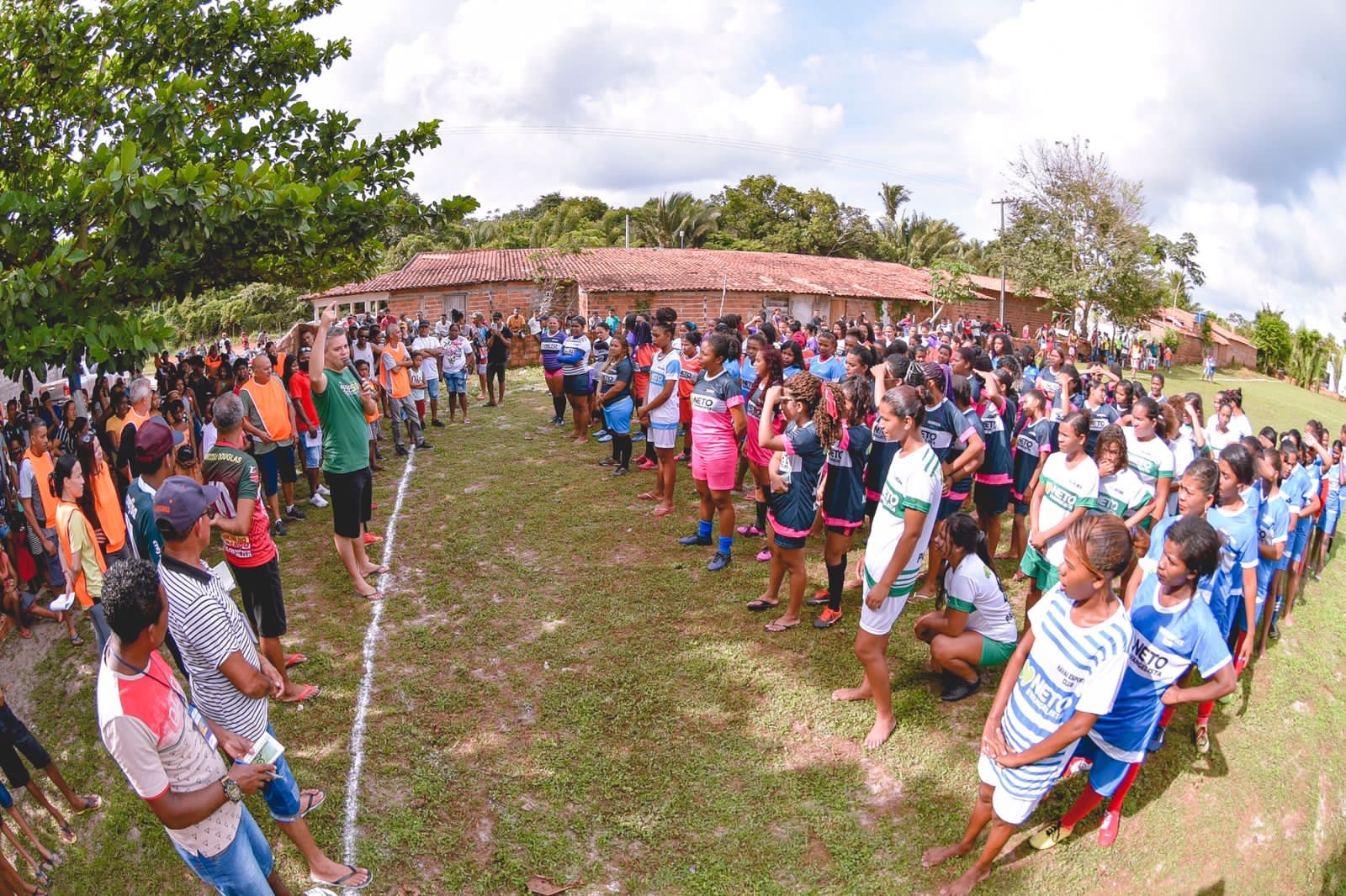 Na preleção, antes de iniciar o torneio, Neto Evangelista falou sobre a importância do esporte como instrumento de edução 