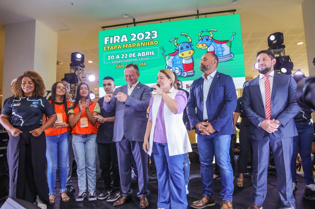 Deputada Iracema Vale também prestigiou a etapa estadual do Fira Robo World Cup, evento realizado pelo Iema