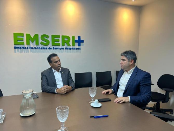 Júnior Cascaria busca melhorias para o Hospital Macrorregional de Pedreiras