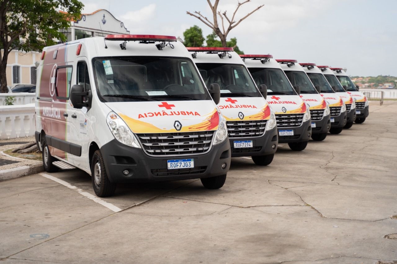Novas ambulâncias foram entregues pelo Governo do Estado a oito municípios maranhenses 