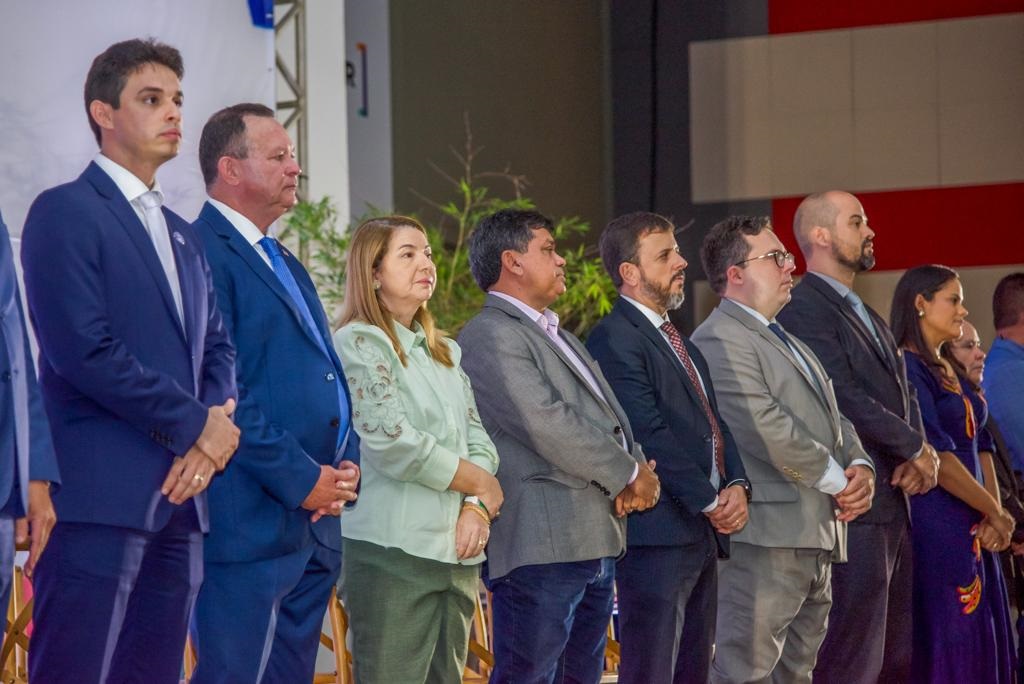 Presidente da Assembleia, Iracema Vale, durante o 1º Congresso Estadual do Municipalismo Maranhense