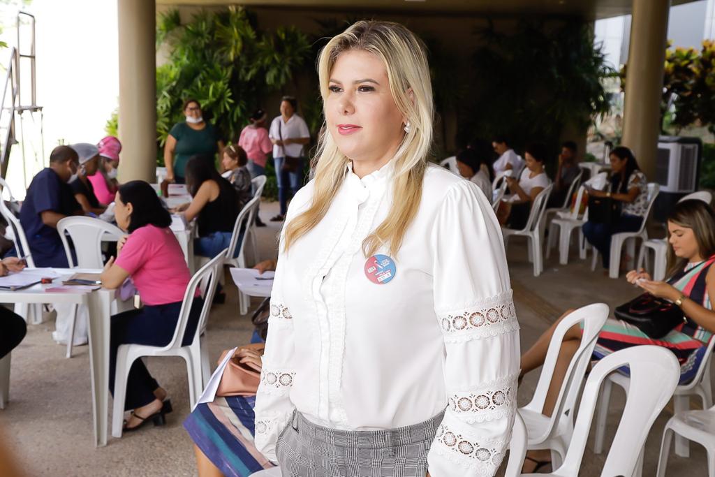 Katje Paz, representando do Gedema, destacou a importância de atendimentos da Carreta da Mulher Maranhense