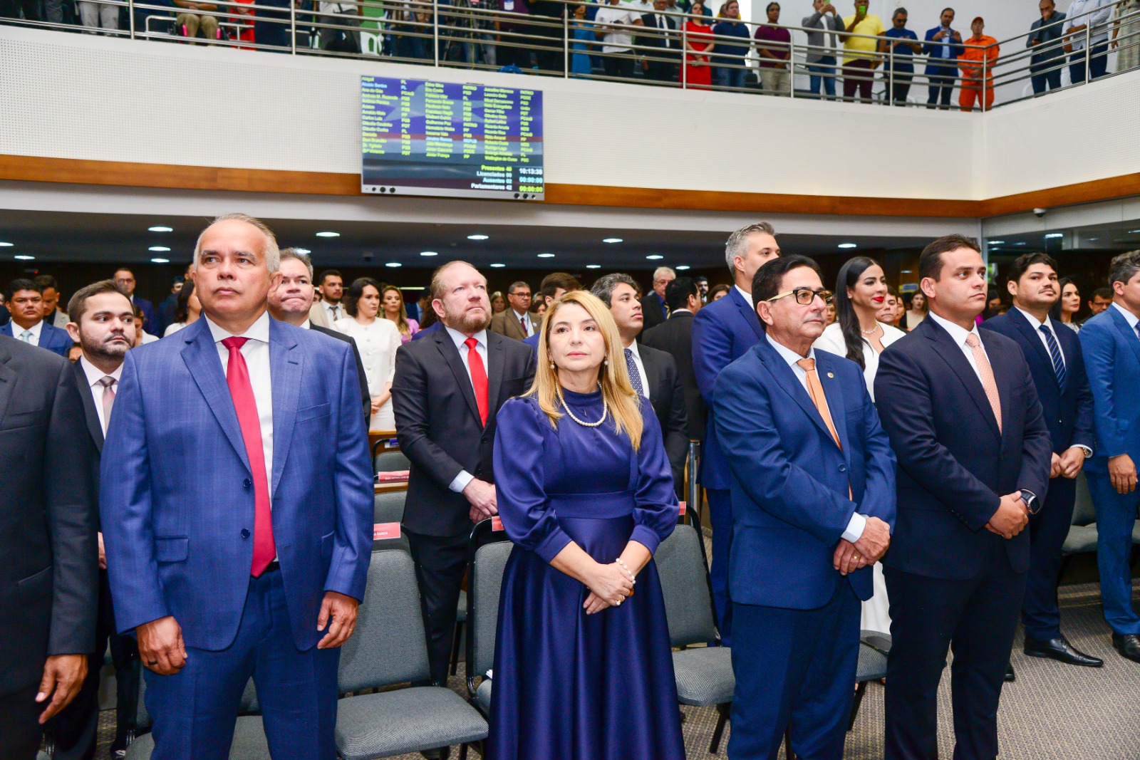 Iracema Vale durante a solenidade de posse, realizada no Plenário Nagib Haickel, na manhã desta quarta-feira