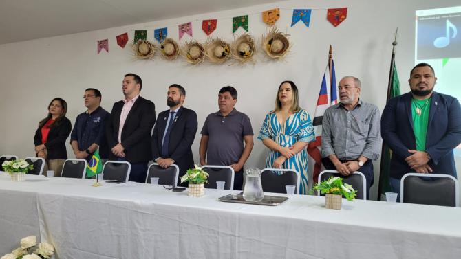 Rodrigo Lago participa da posse do superintendente estadual do Ministério da Saúde, Glinoel Garreto