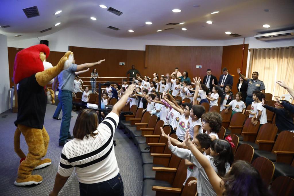 Momento de descontração no encerramento do evento 