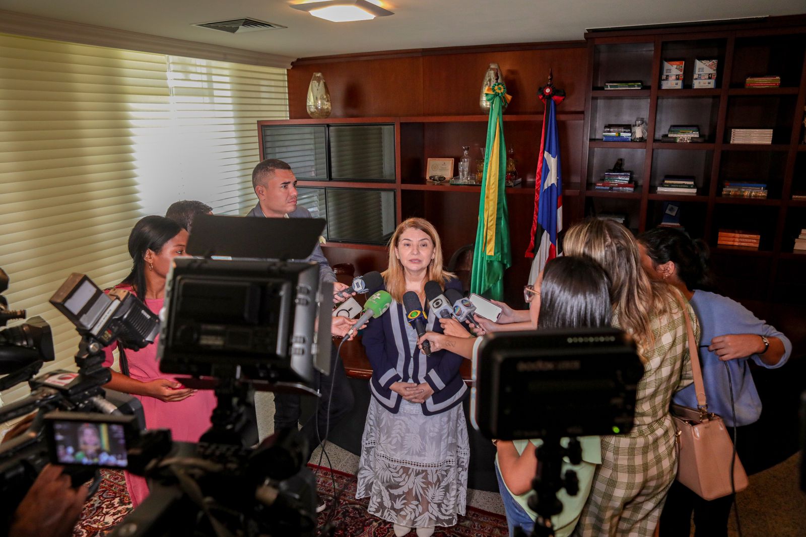 Durante entrevista coletiva, Iracema Vale afirmou que manterá sempre o bom diálogo com todos os deputados da Casa 