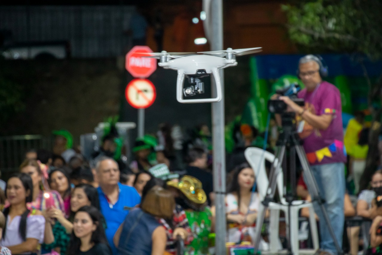 Drone capta as melhores imagens durante a cobertura jornalística da TV Assembleia