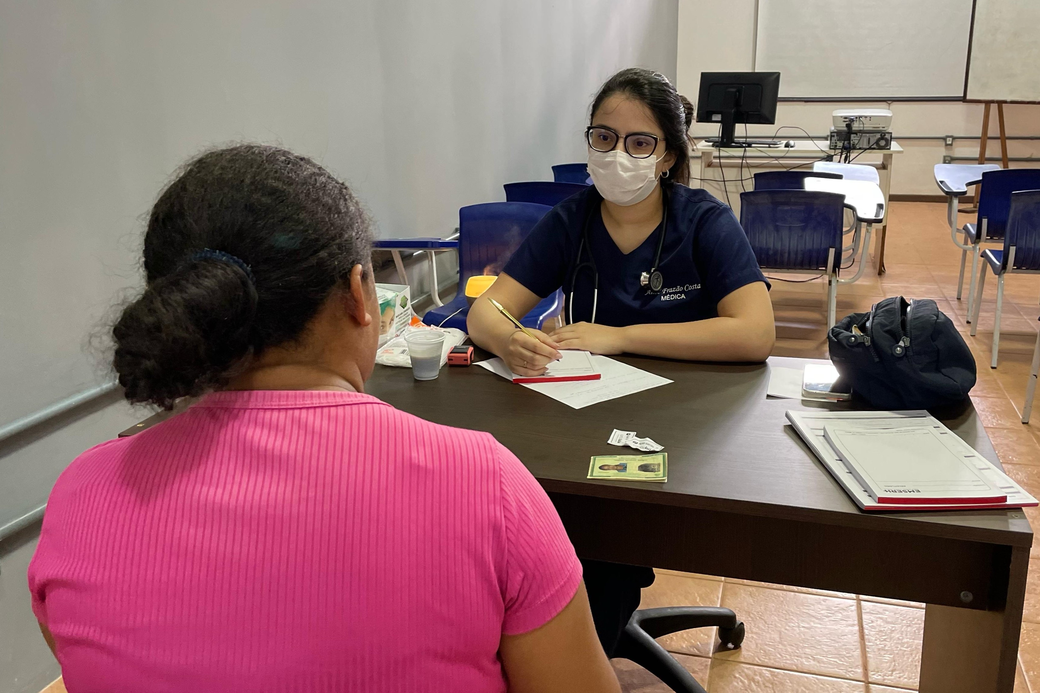 A ação realizada na área Itaqui-Bacanga prestou atendimento de saúde a mulheres da comunidade