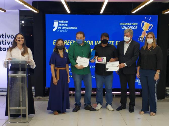 TV Assembleia vence etapa estadual do Prêmio Sebrae de Jornalismo 