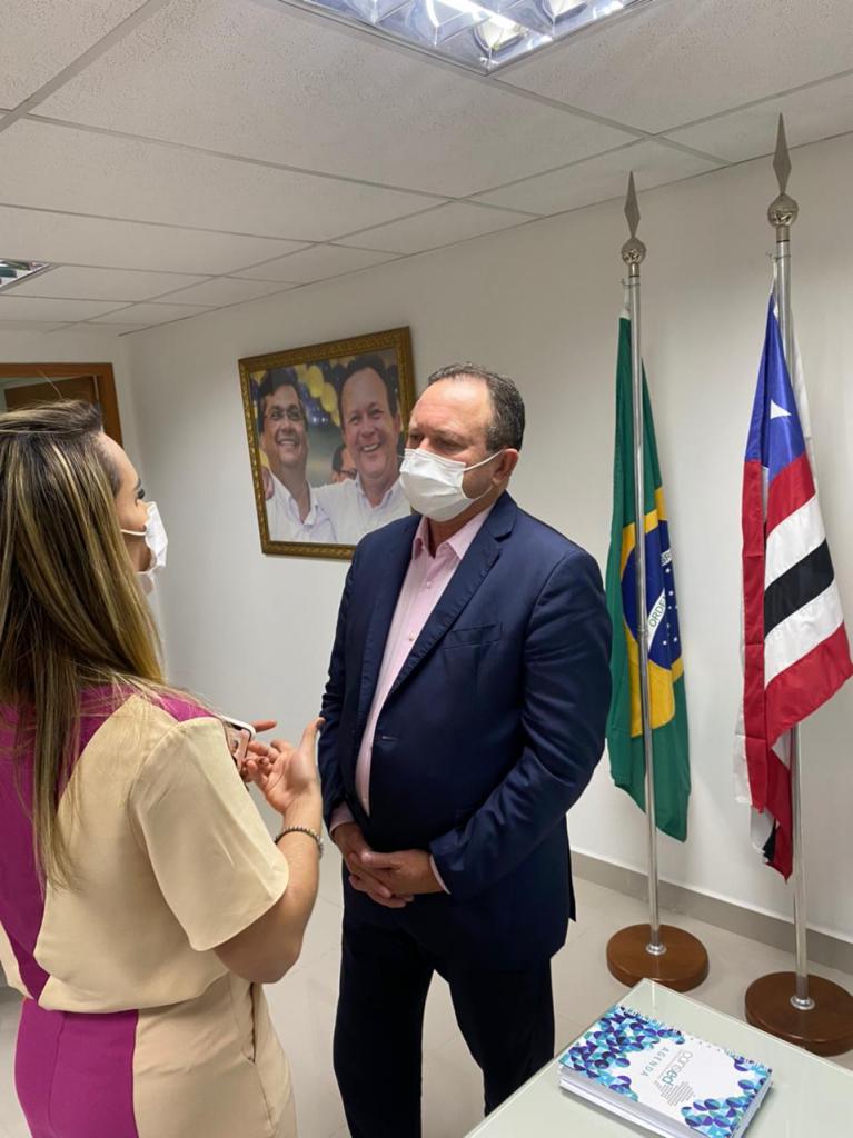 Thaiza Hortegal articula projetos com vice-governador Carlos Brandão