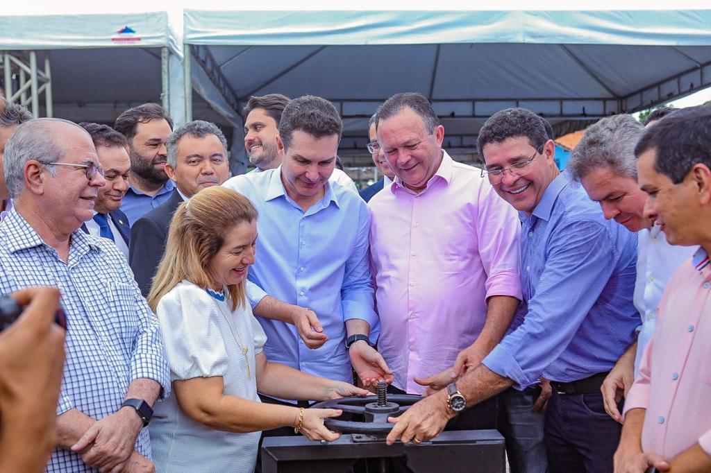 Iracema Vale prestigia inauguração da Estação de Tratamento de Esgoto do Anil