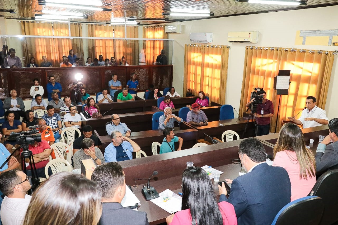 A audiência pública realizada em Pinheiro contou com a presença de representantes da sociedade civil 