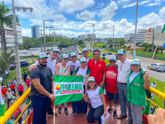 Rodrigo Lago marcha com trabalhadores rurais no movimento ‘Grito da Terra - Maranhão 2024’