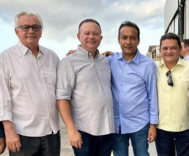 Júnior Cascaria participa do lançamento da Pedra Fundamental da Inpasa Brasil