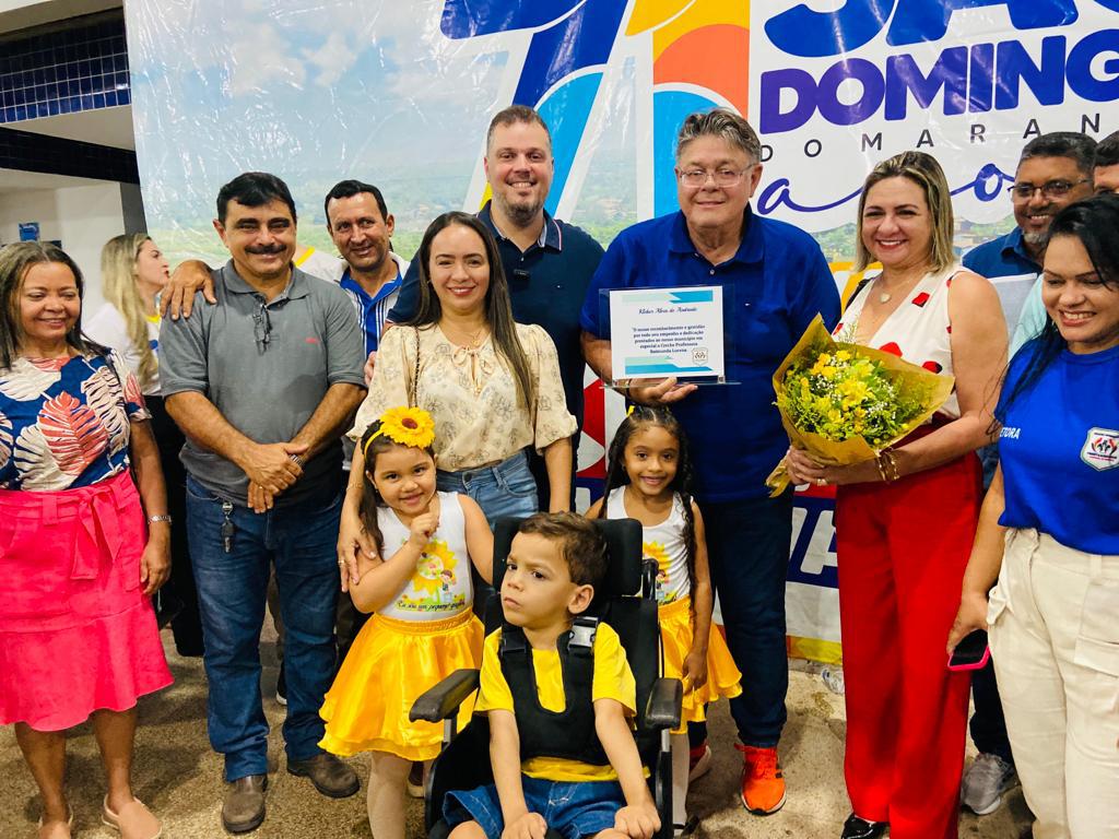 Rodrigo Lago participa do aniversário de São Domingos do Maranhão