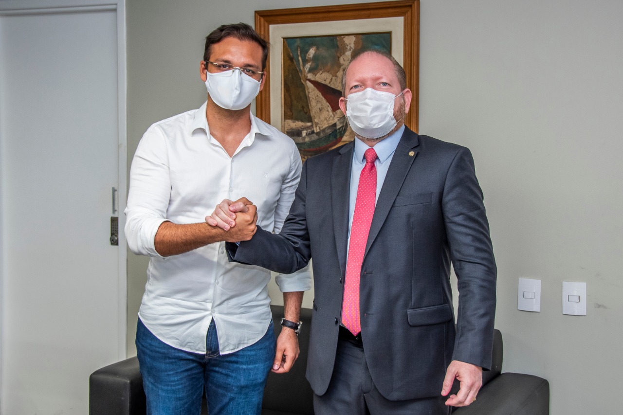 Othelino Neto e Felipe dos Pneus fortalecem parceria para melhorias estruturantes em Santa Inês