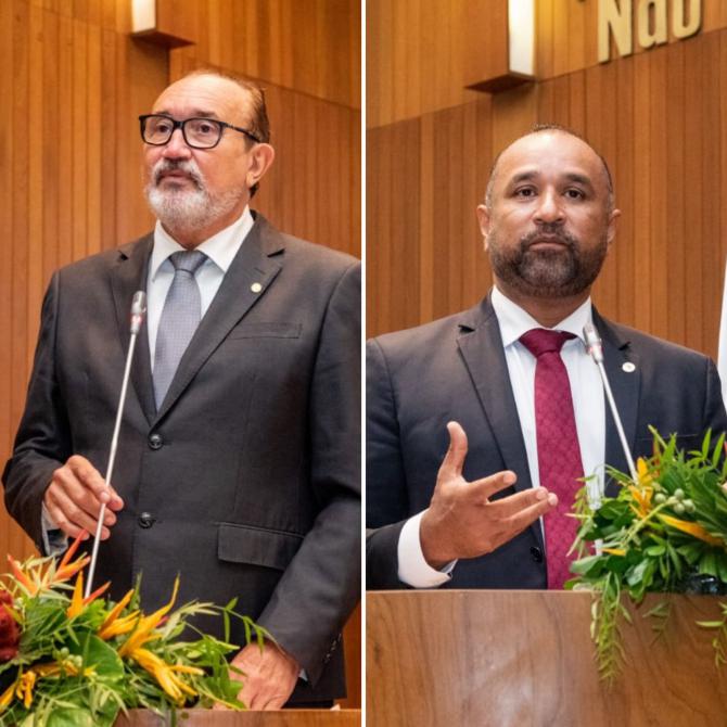 César Pires e Roberto Costa prestam homenagem ao jornal O Estado do Maranhão 