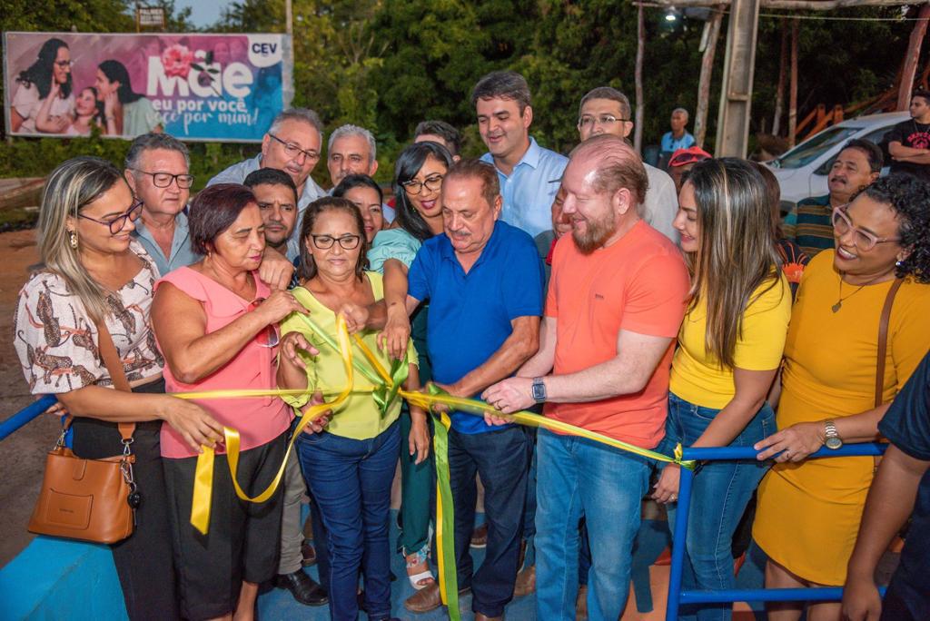 Othelino e Ana Paula participam da  inauguração do novo Cais de Parnarama