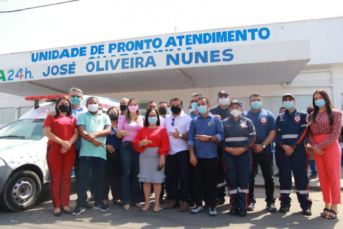 Detinha visita obras e participa de inauguração em Chapadinha 