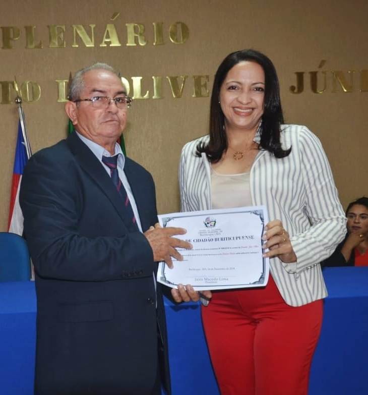 Francisca Primo recebe o título de "Cidadã de Buriticupu" 