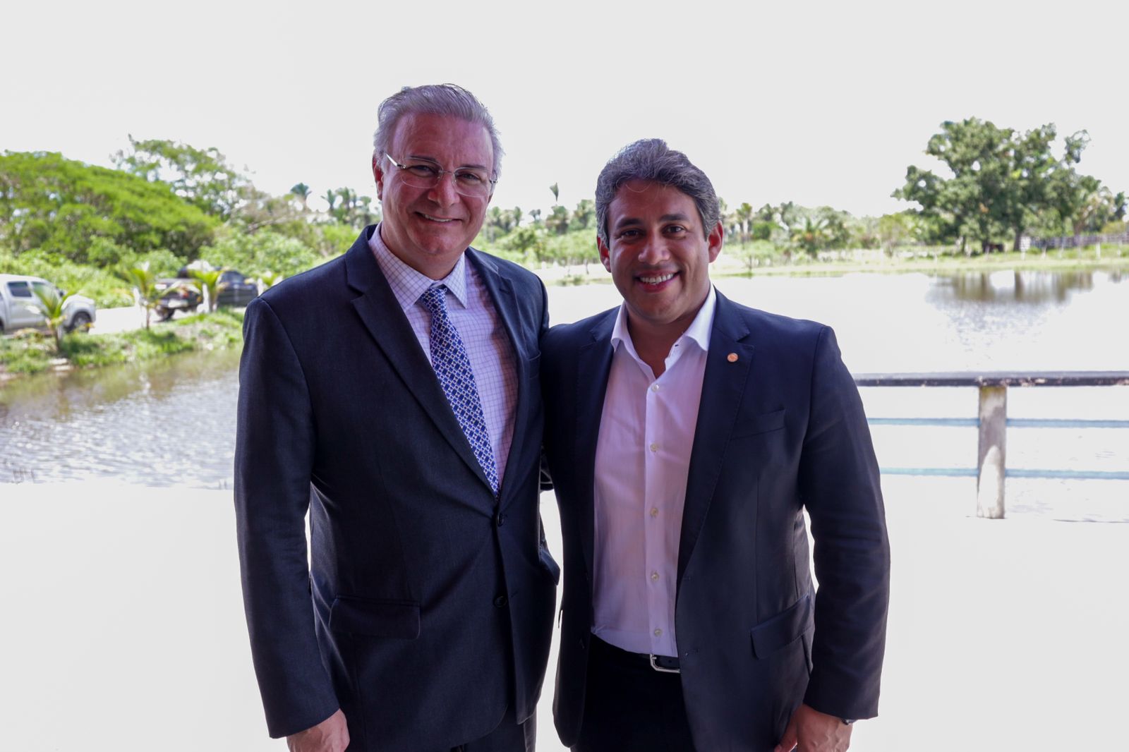 Deputado Osmar Filho e o corregedor-geral de Justiça, desembargador Froz Sobrinho