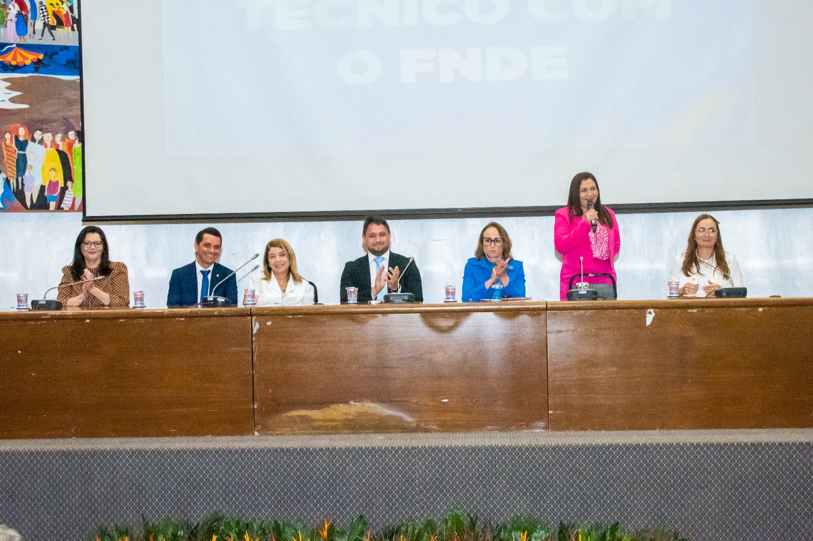 O evento teve como objetivo repassar orientações sobre o novo pacto para retomada de obras da educação no estado