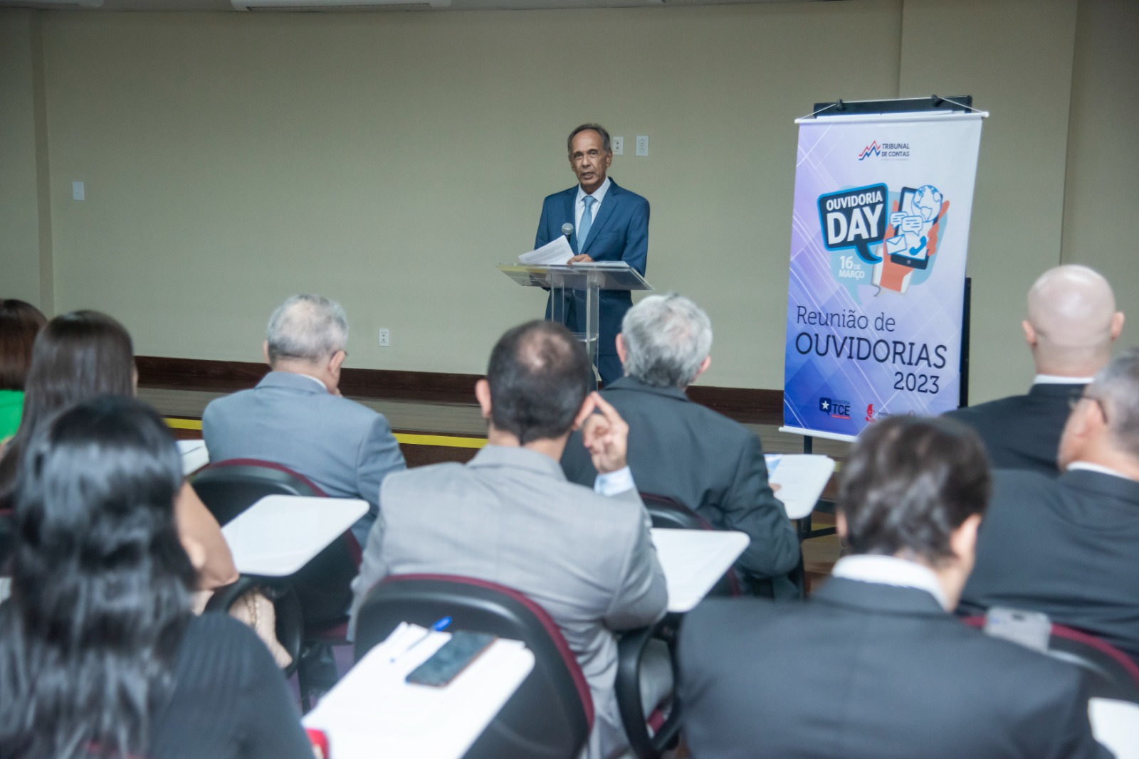 Ouvidor do TCE/MA, conselheiro Álvaro César, fez a abertura do Ouvidoria Day
