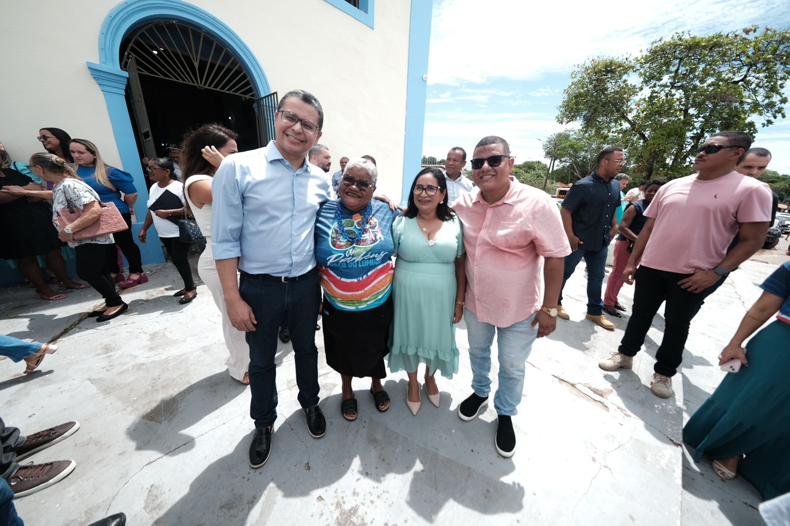 Deputado Caros Lula participou das comemorações em Paço do Lumiar, ao lado de lideranças políticas e da comunidade