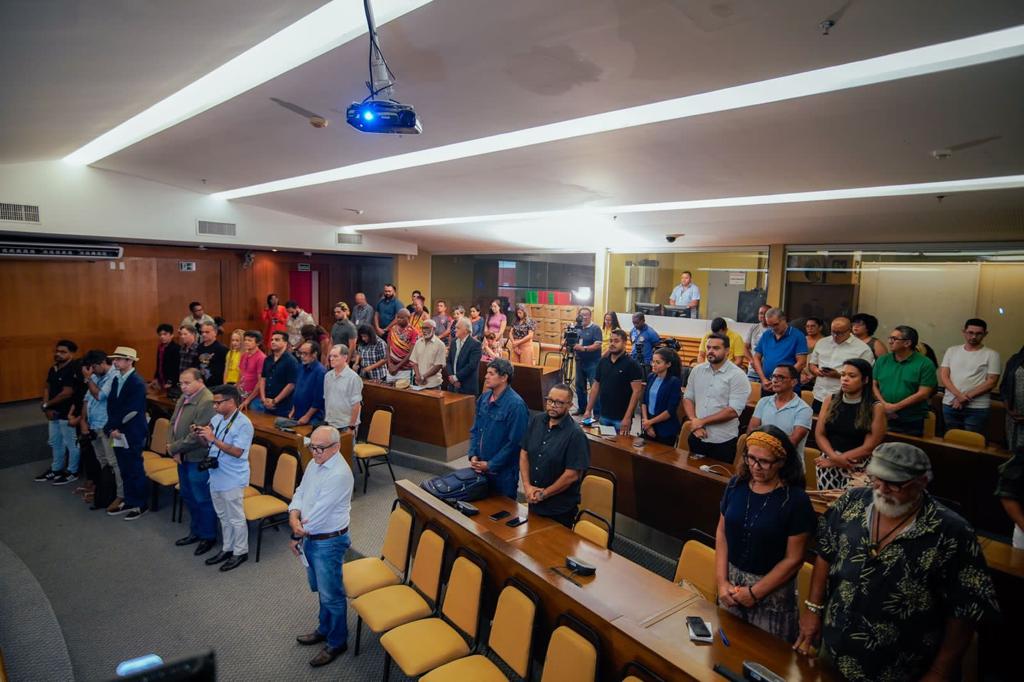 Representantes de diversas entidades culturais e da sociedade civil participaram da audiência pública