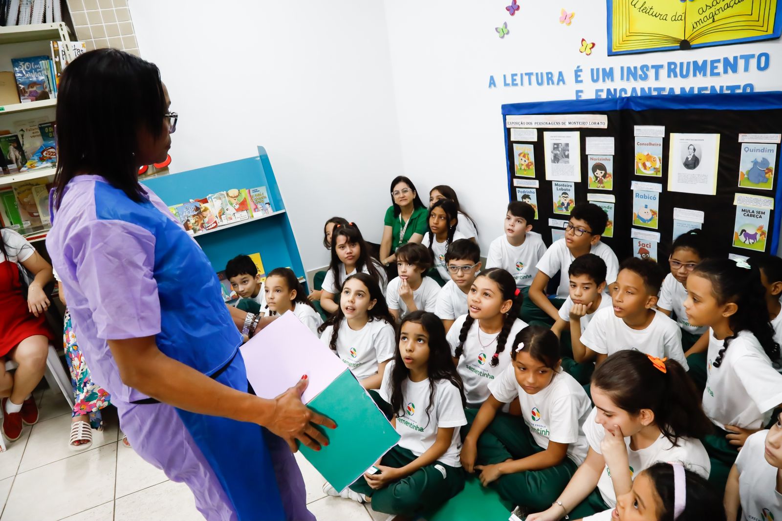 Dia Nacional do Livro Infantil na Sementinha