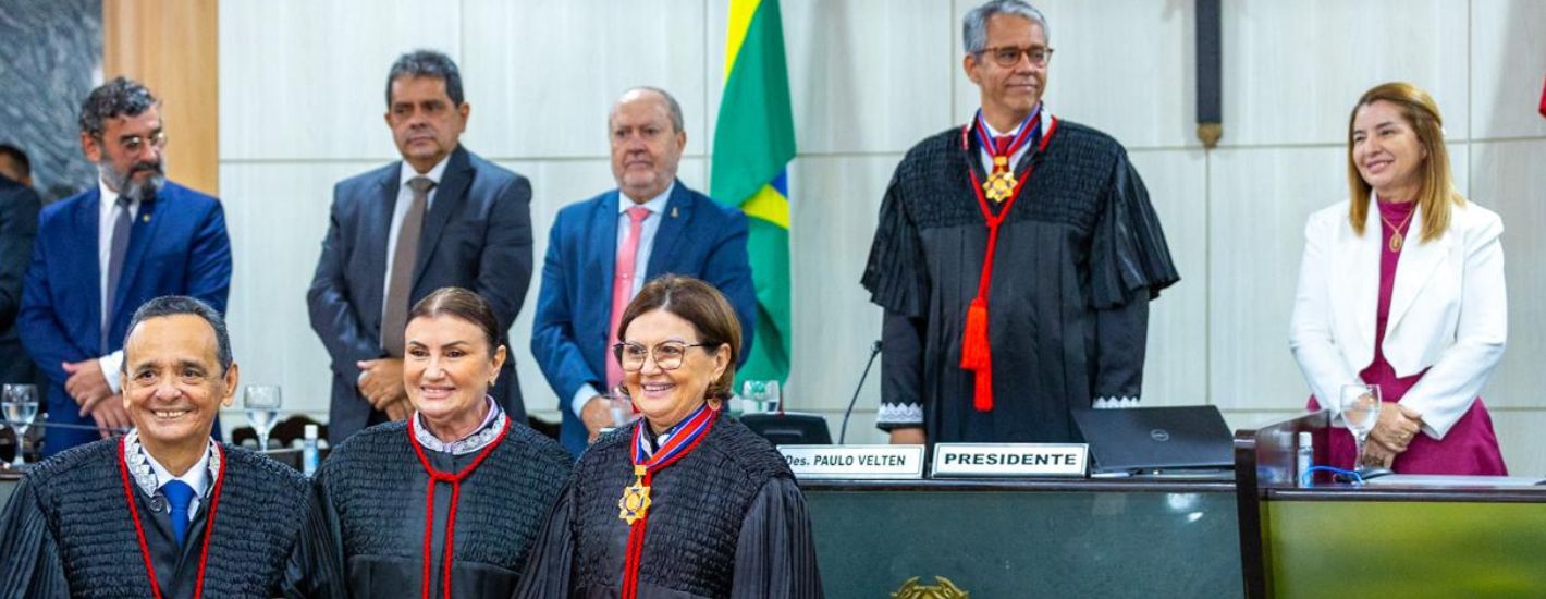 Iracema Vale participa de solenidade de posse dos novos desembargadores do TJMA