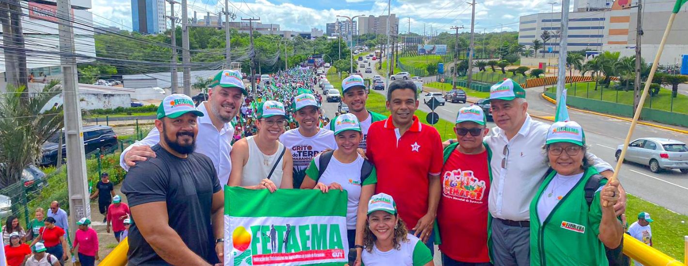 Rodrigo Lago marcha com trabalhadores rurais no movimento ‘Grito da Terra – Maranhão 2024’