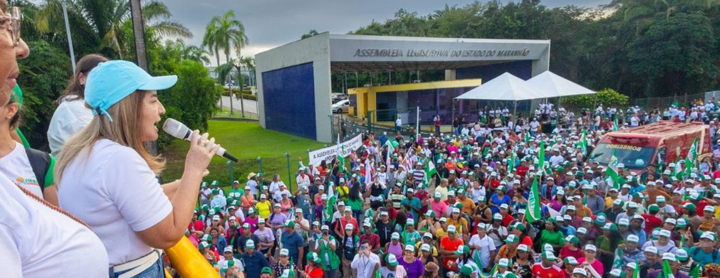 Presidente Iracema Vale recebe trabalhadores rurais durante o ‘Grito da Terra – Maranhão 2024’