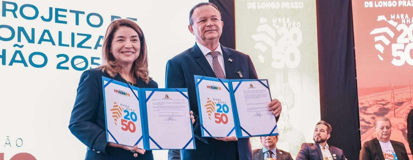 Iracema Vale prestigia lançamento do Plano Maranhão 2050 com foco no desenvolvimento a longo prazo