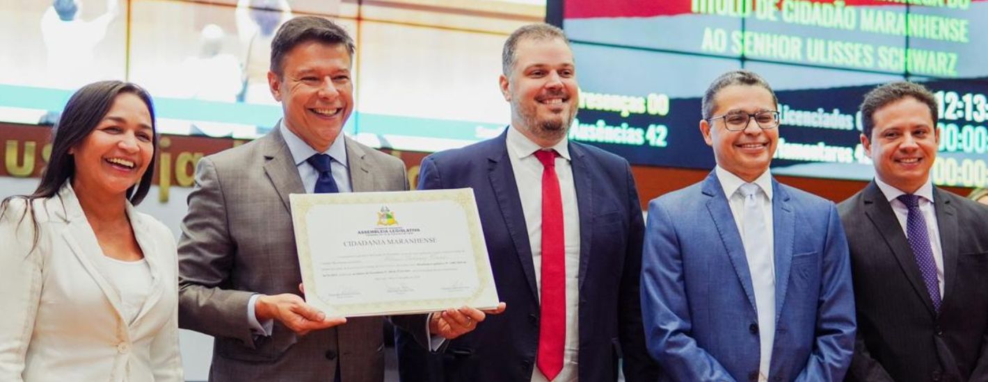 Assembleia concede Título de ‘Cidadão Maranhense’ a Ulisses Schwarz Viana