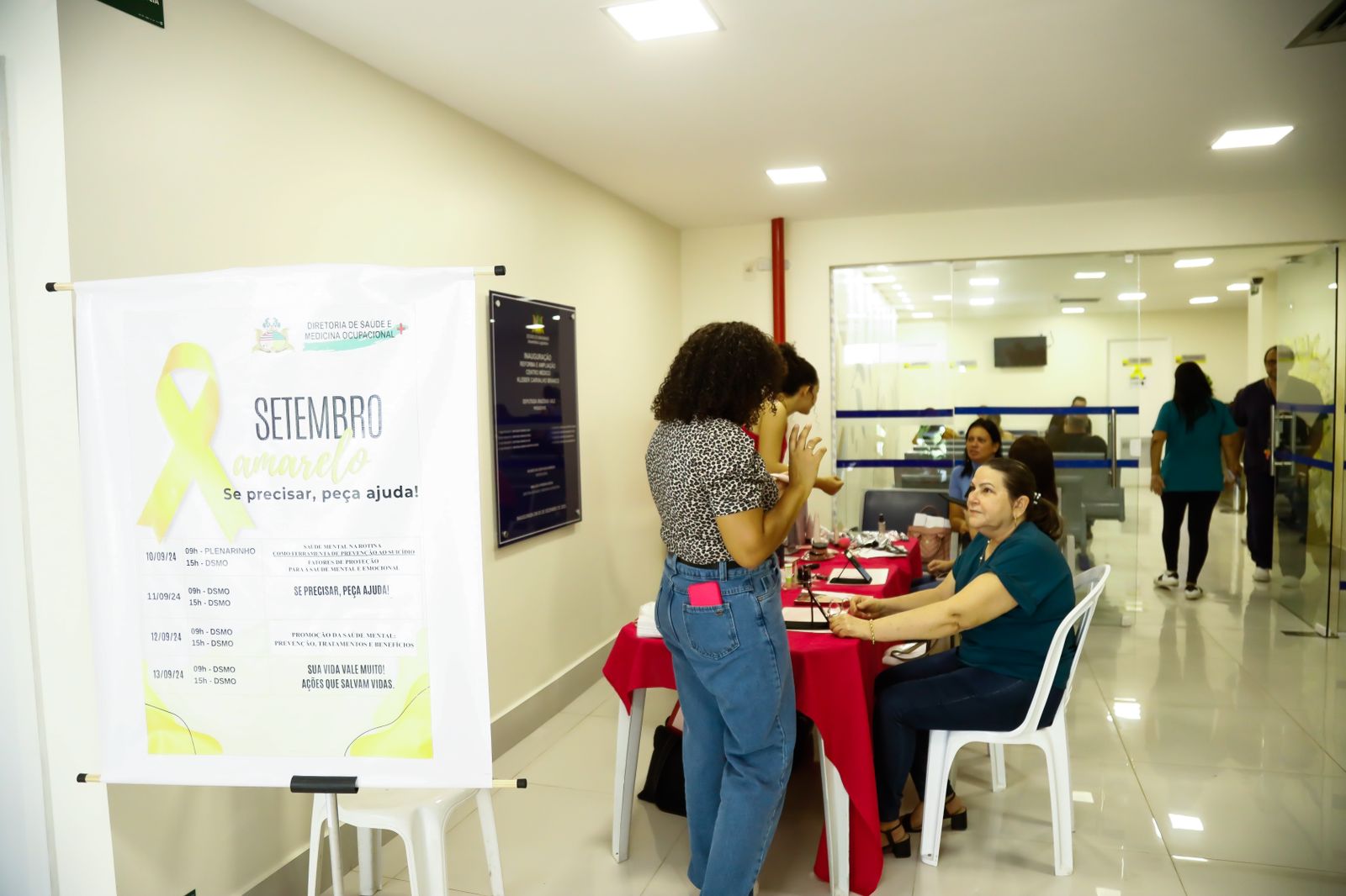 Diretoria de Saúde promove ações do ‘Setembro Amarelo’ com foco na saúde mental dos servidores