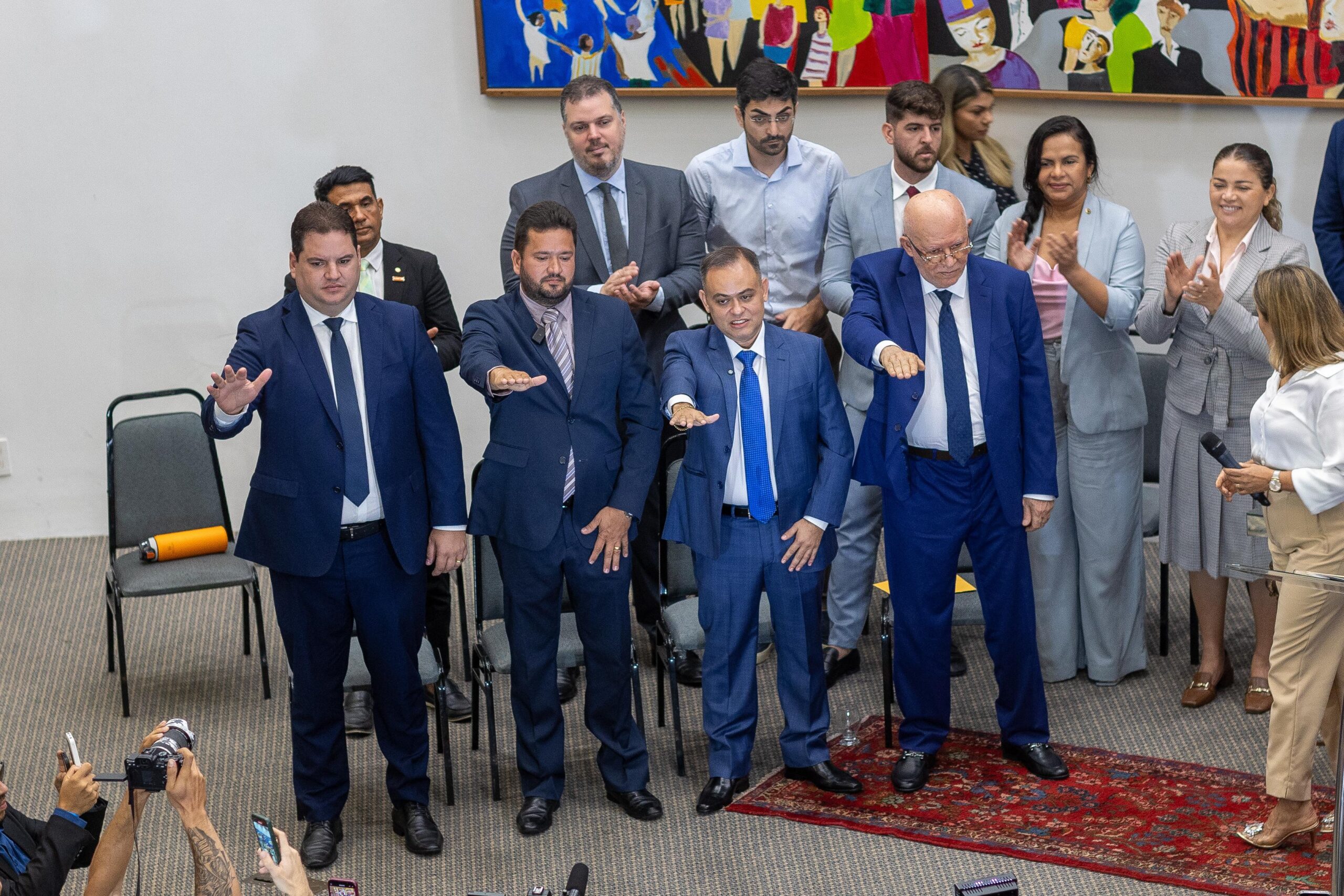 Posse dos deputados Catulé Júnior, Edson Araújo, João Batista Segundo e Kekê Teixeira
