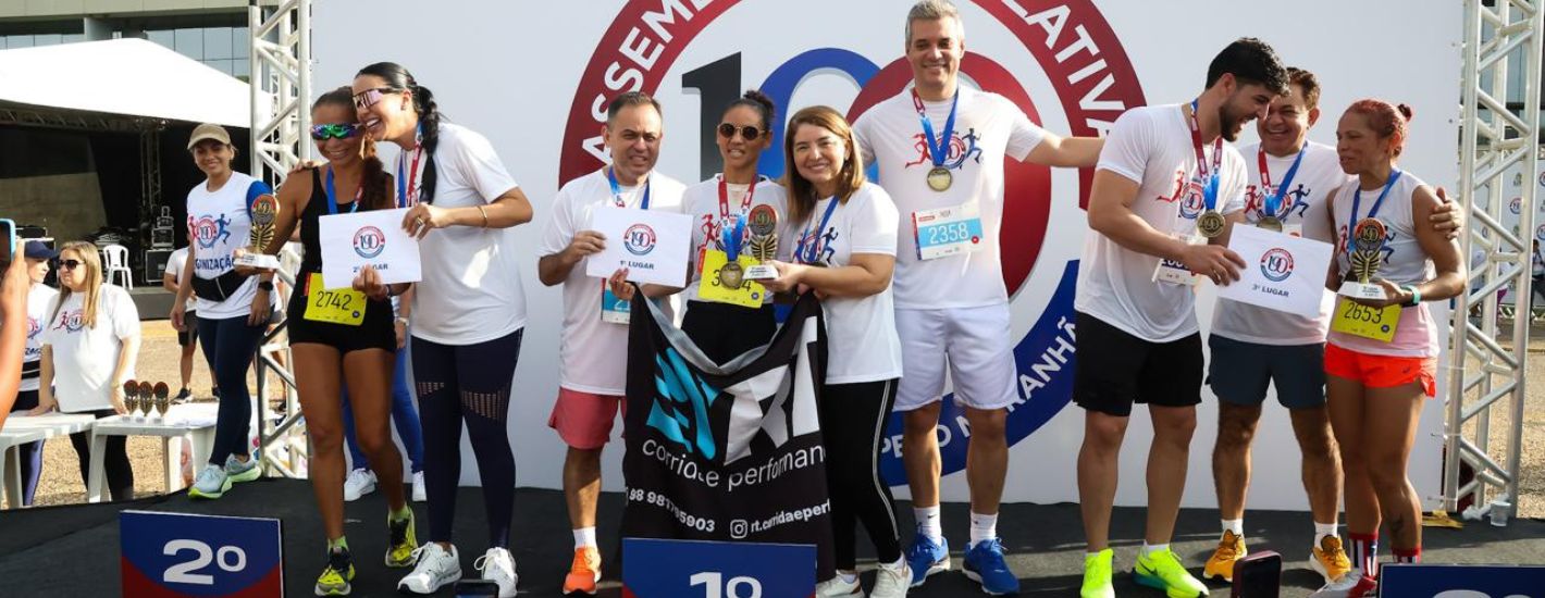 Vencedores da corrida da Alema celebram iniciativa da Casa em favor do esporte