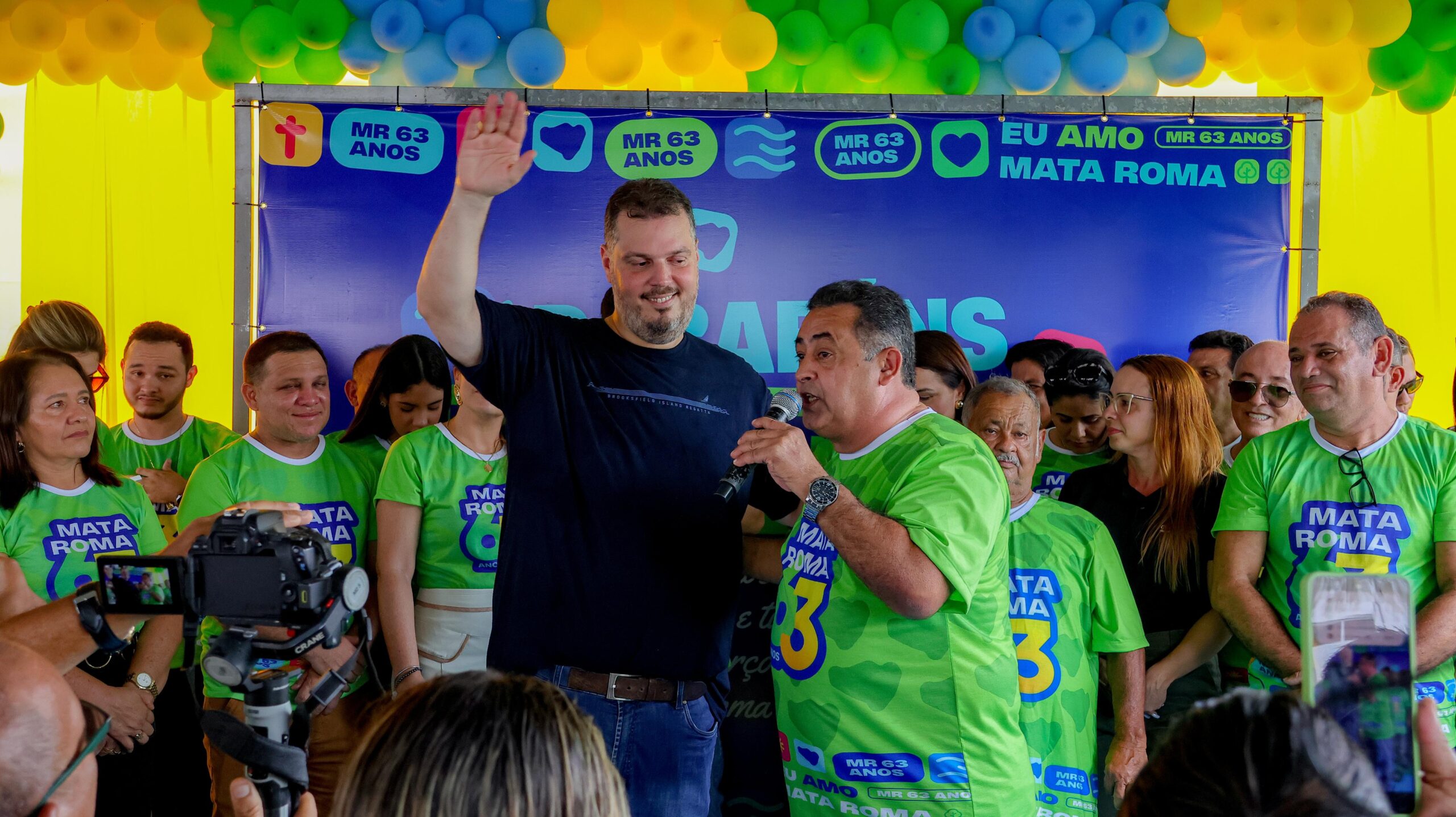 Rodrigo Lago participa das comemorações pelos 63 anos de Mata Roma