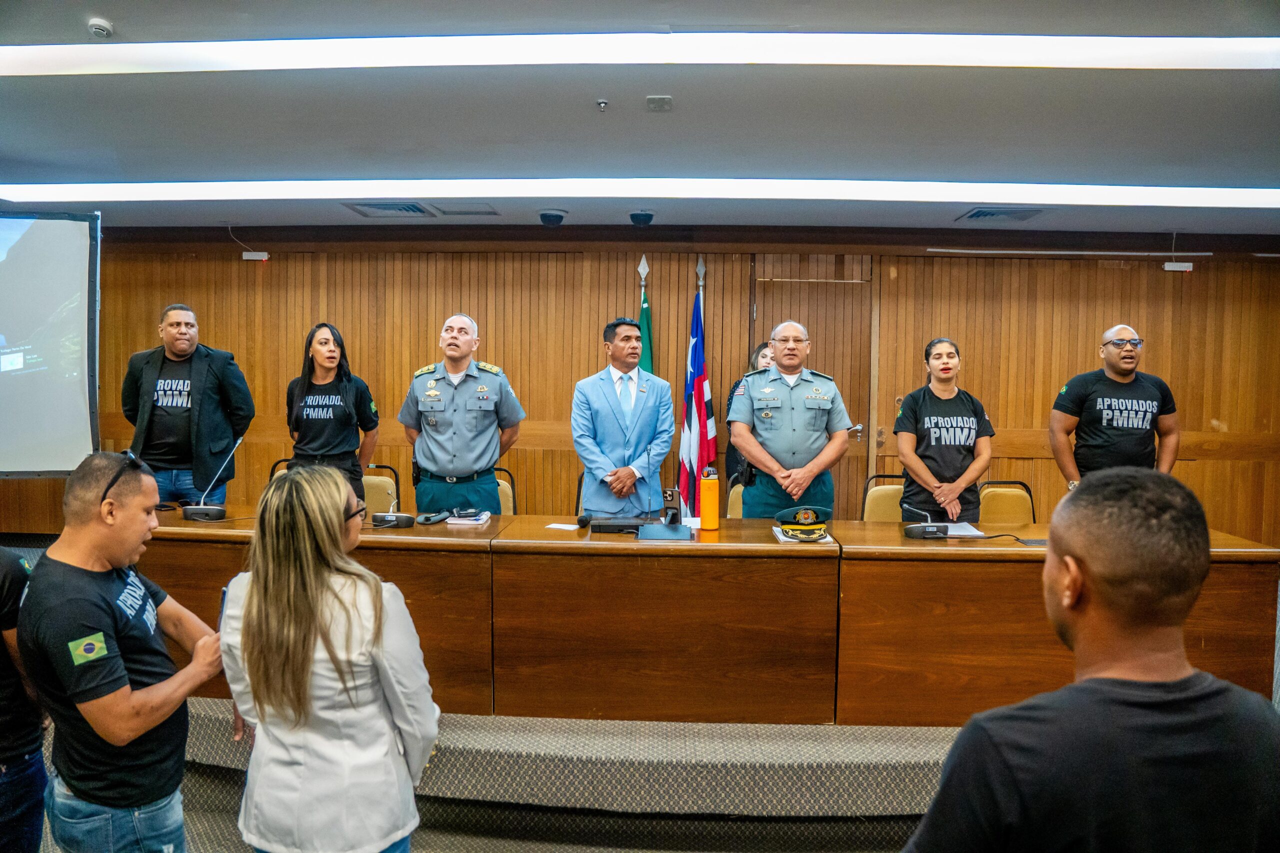 Comissão de Segurança debate situação dos candidatos de concursos da PMMA em audiência pública