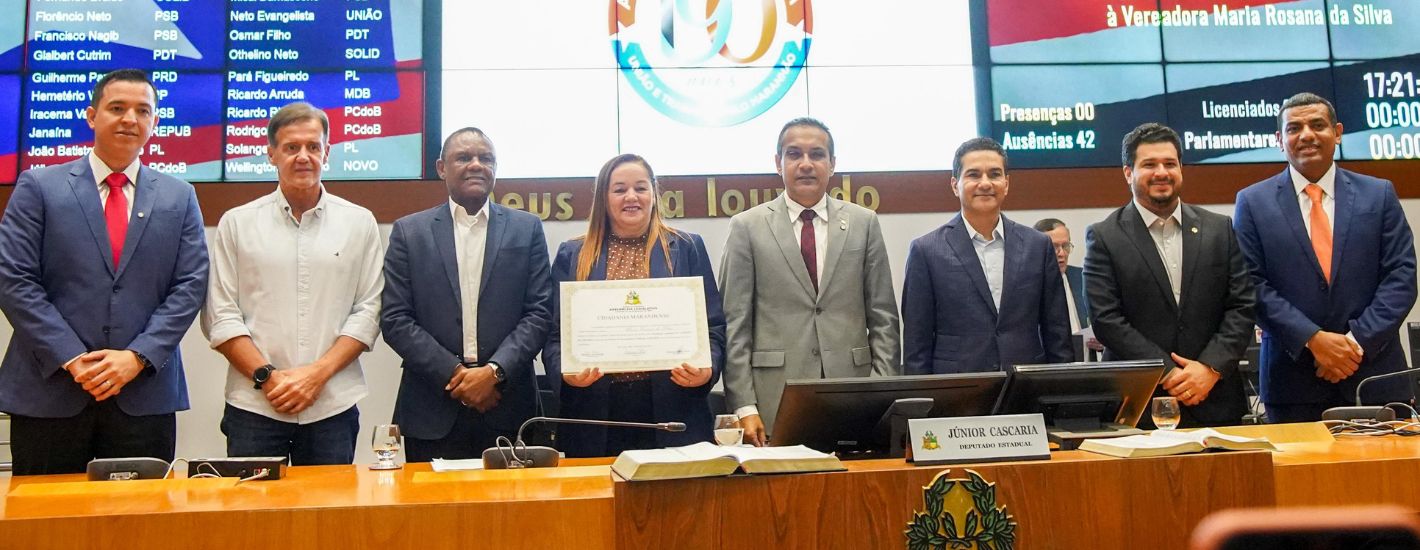 Assembleia Legislativa entrega título de ‘Cidadã Maranhense’ à vereadora Rosana da Saúde