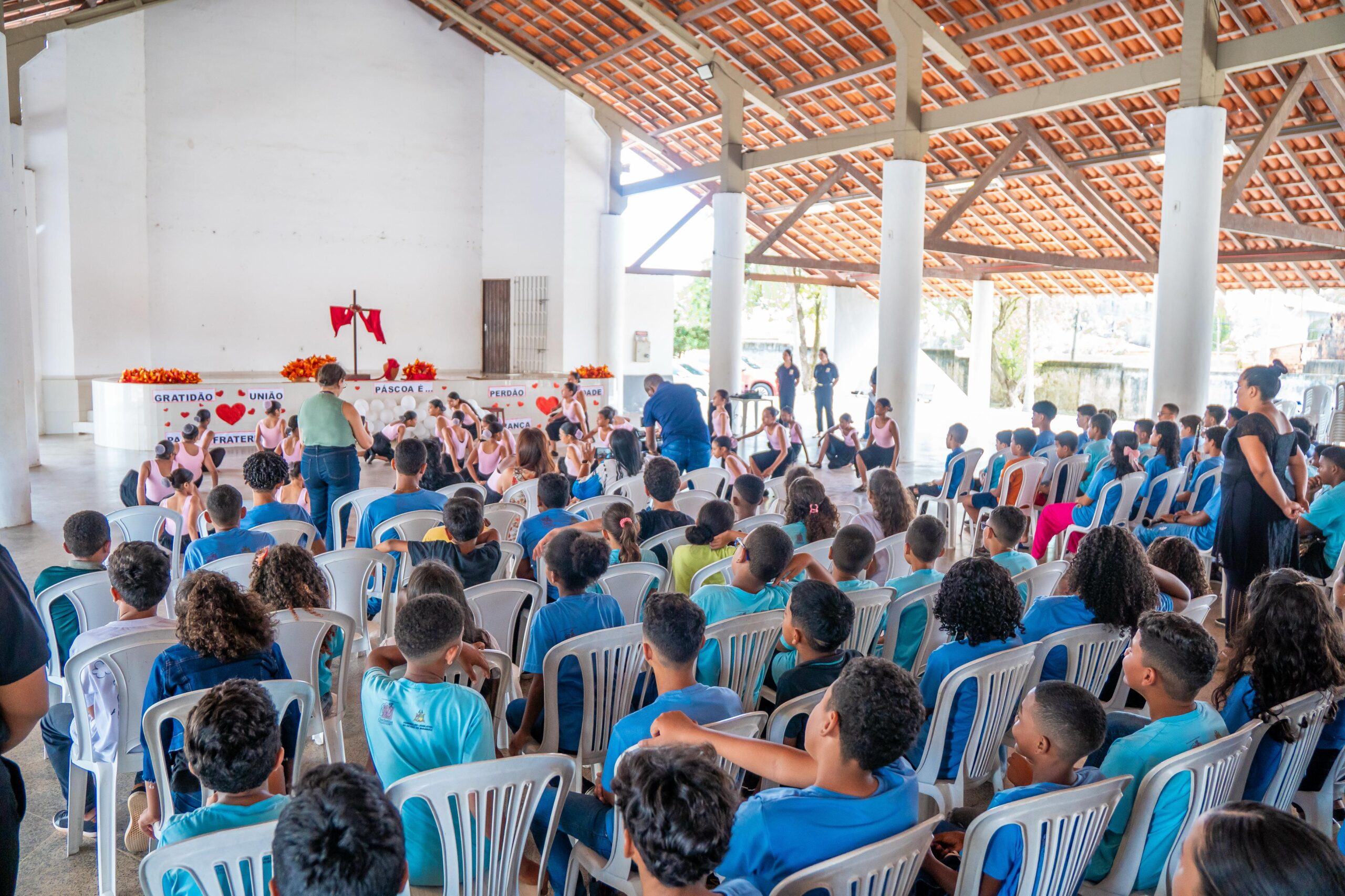 Gedema promove celebração da Páscoa com alunos do programa ‘Sol Nascente’