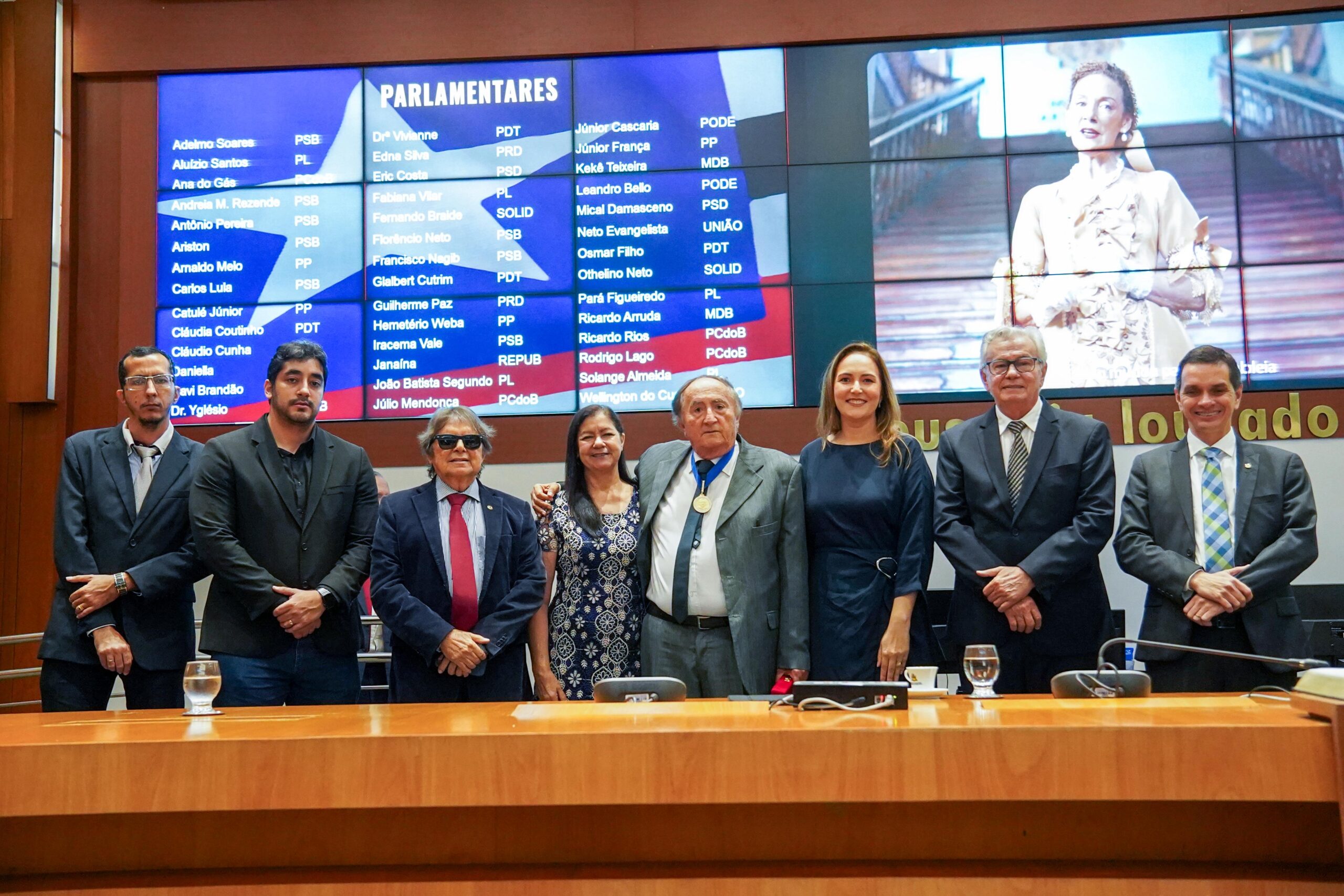 Entrega de Medalhas Mérito Legislativo a César Bandeira e Harolfran Melo