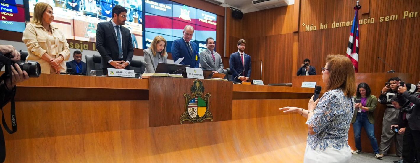 Helena Duailibe toma posse como deputada estadual na Alema