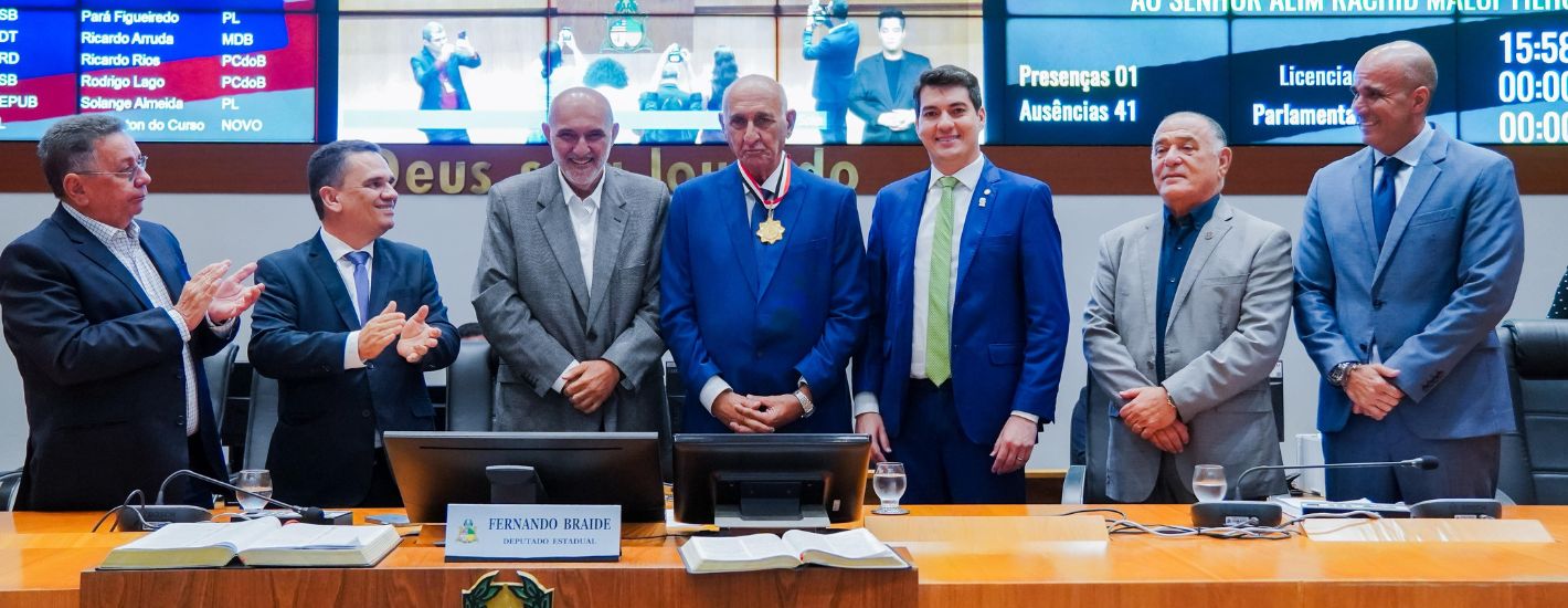 Assembleia Legislativa concede Medalha “Manuel Beckman” a Alim Rachid Maluf Filho