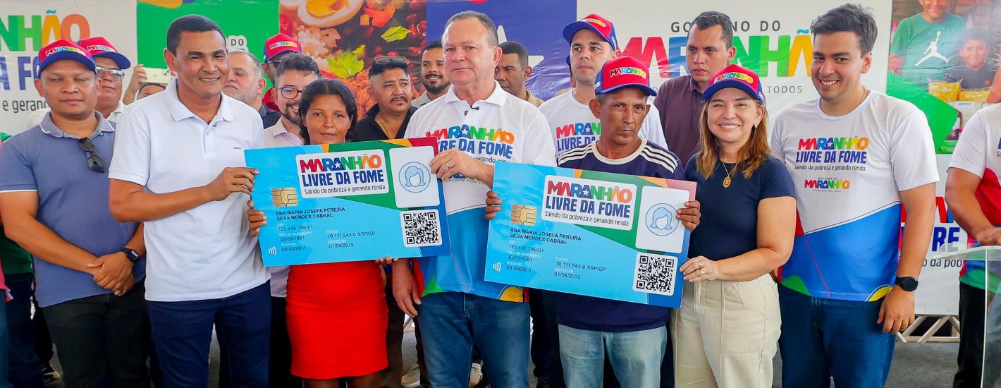 Em Urbano Santos, Iracema Vale participa da entrega de cartões do programa ‘Maranhão Livre da Fome’