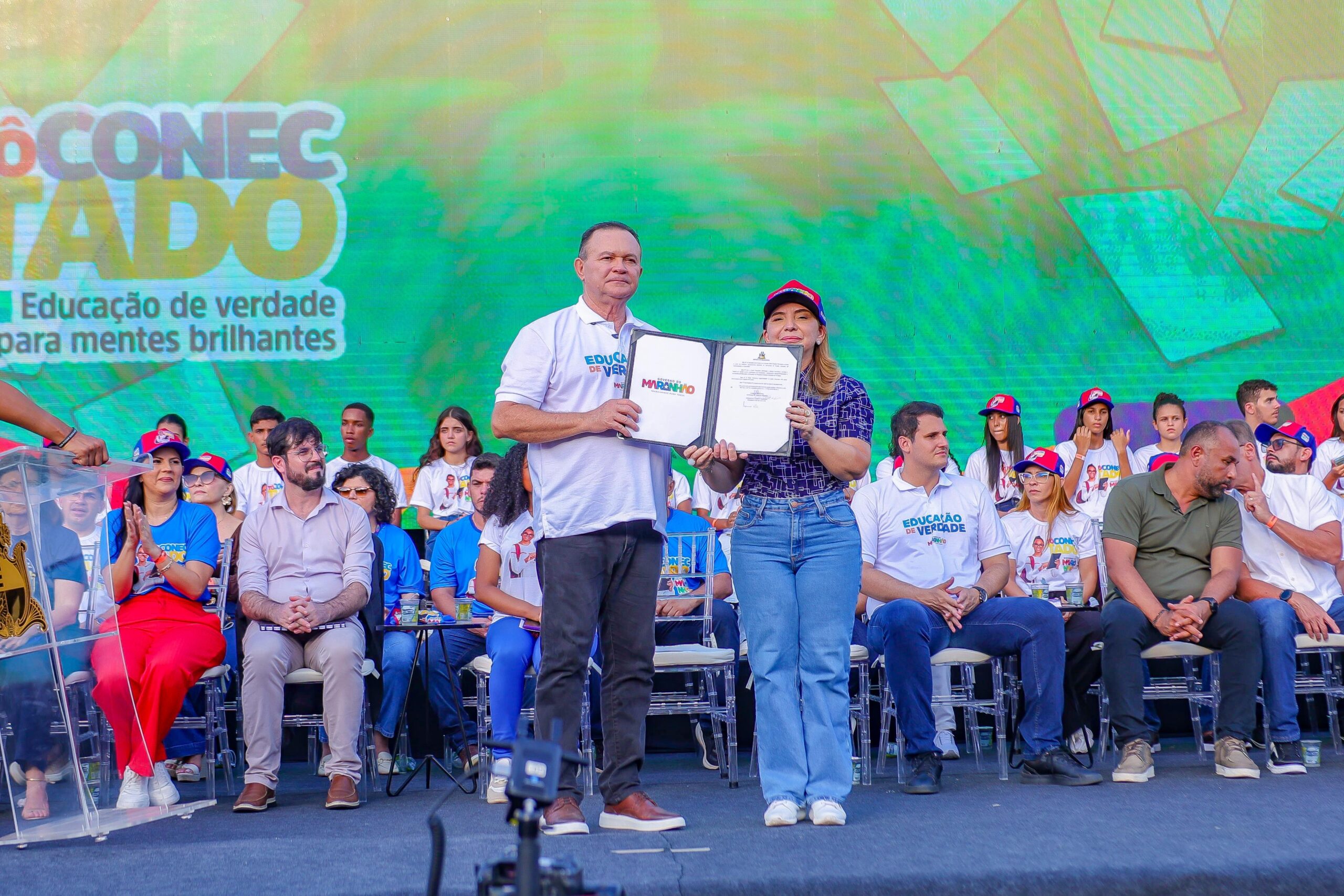 Iracema Vale participa do lançamento do projeto estadual “Tô Conectado” Maranhão