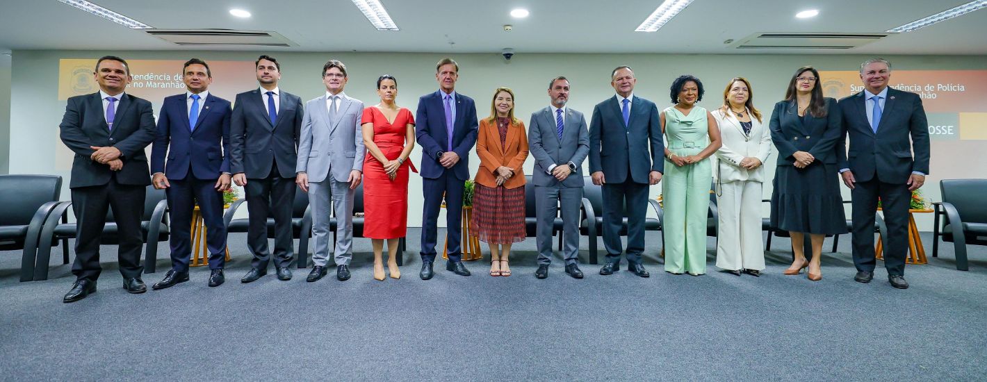 Iracema Vale participa da posse do novo superintendente da Polícia Federal no Maranhão